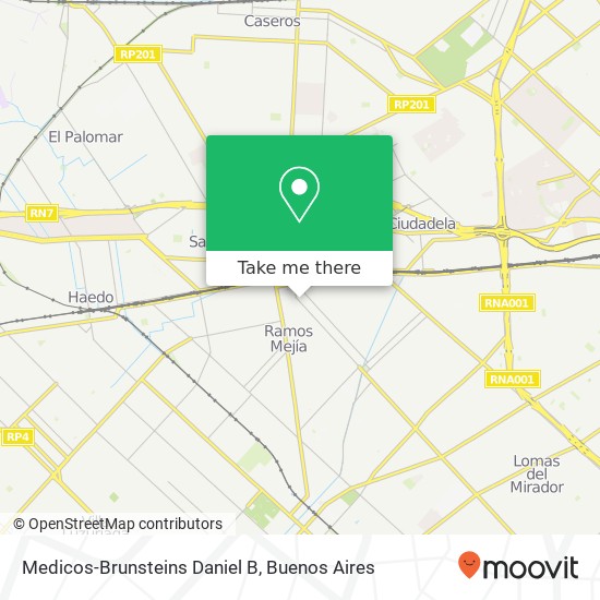 Medicos-Brunsteins Daniel B map
