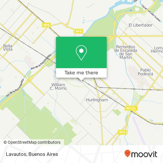 Lavautos map