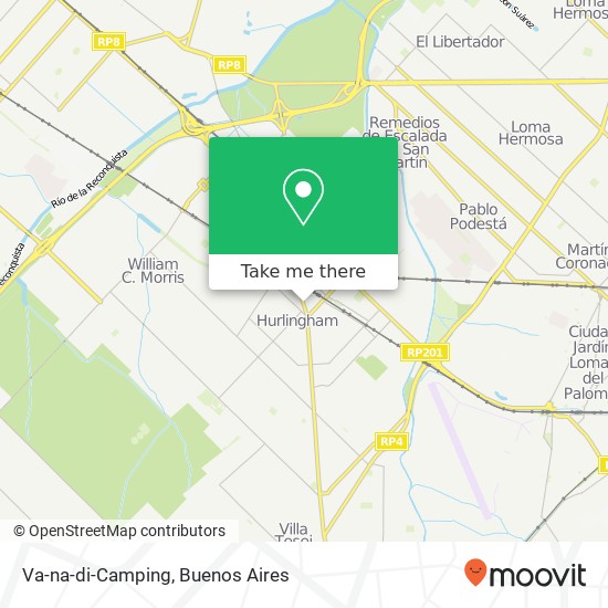 Mapa de Va-na-di-Camping