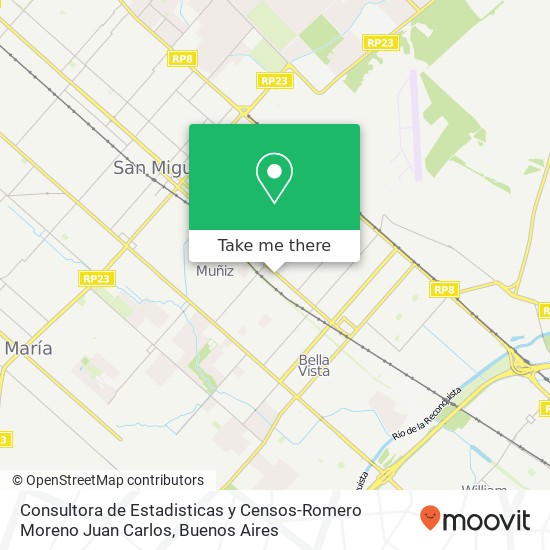 Consultora de Estadisticas y Censos-Romero Moreno Juan Carlos map