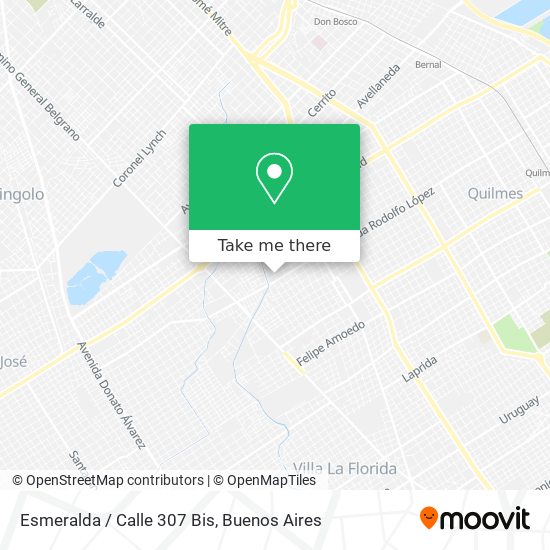Esmeralda / Calle 307 Bis map