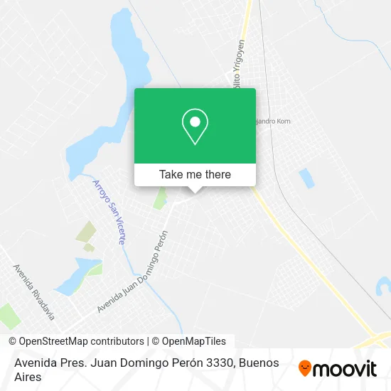 Avenida Pres. Juan Domingo Perón 3330 map