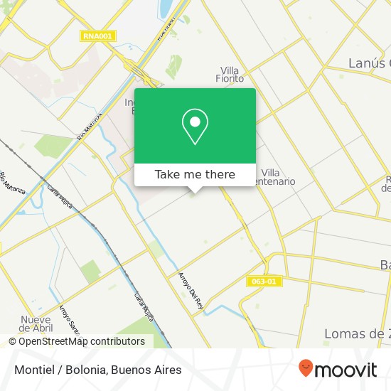 Montiel / Bolonia map