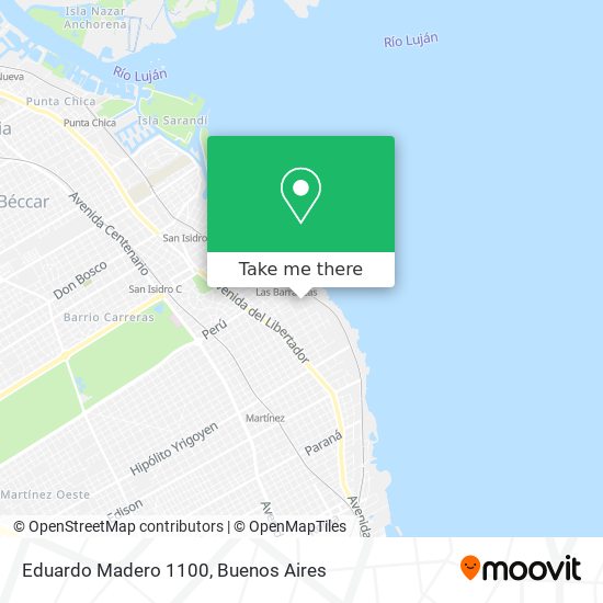 Eduardo Madero 1100 map