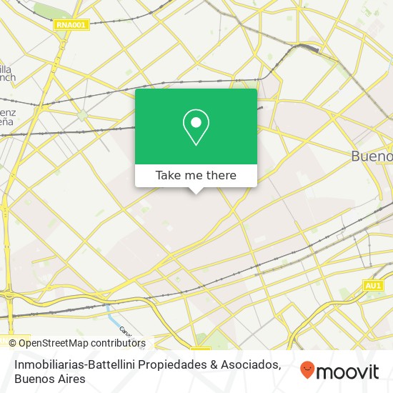 Inmobiliarias-Battellini Propiedades & Asociados map