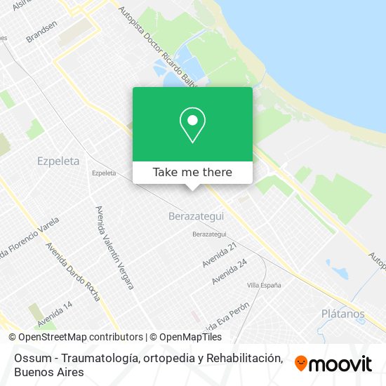 Ossum - Traumatología, ortopedia y Rehabilitación map