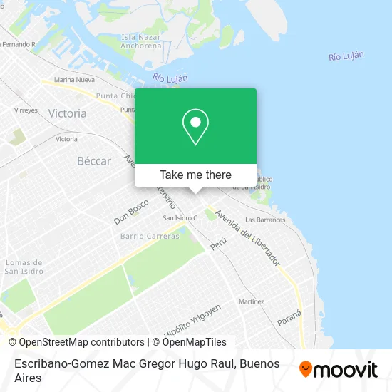 Mapa de Escribano-Gomez Mac Gregor Hugo Raul