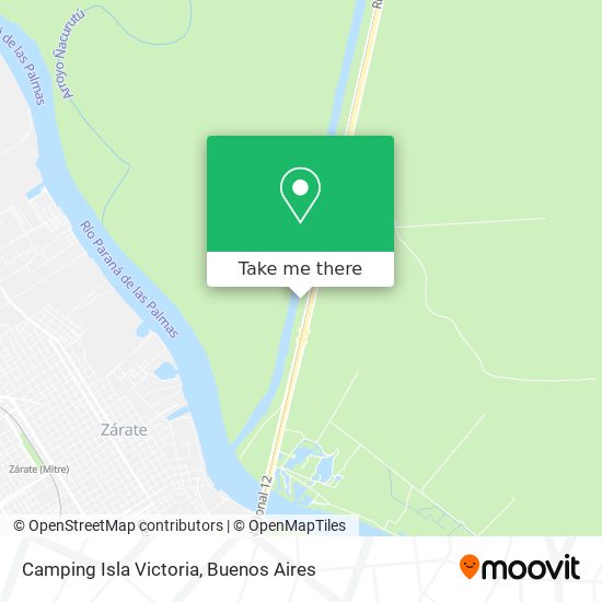 Camping Isla Victoria map