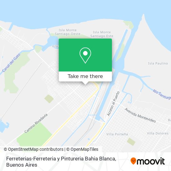 Ferreterias-Ferreteria y Pintureria Bahia Blanca map