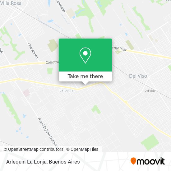 Arlequin-La Lonja map