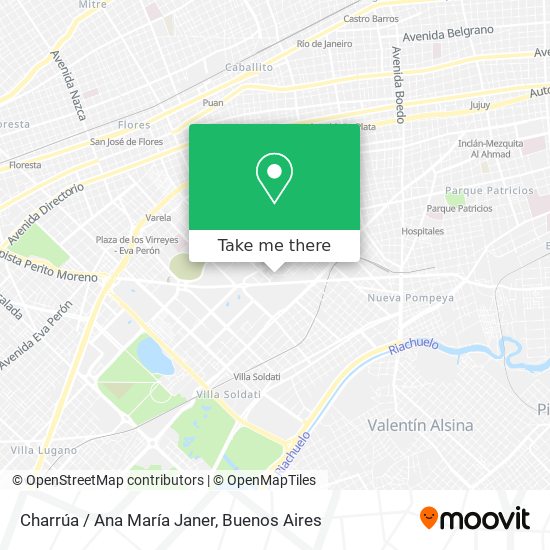 Mapa de Charrúa / Ana María Janer