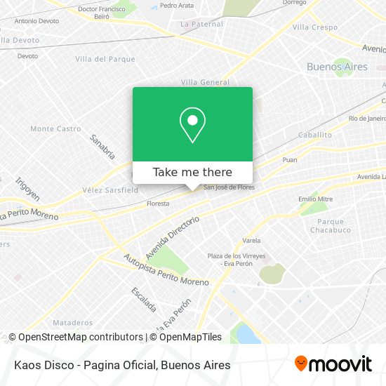 Kaos Disco - Pagina Oficial map