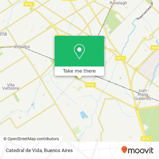 Catedral de Vida map