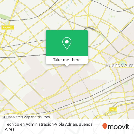 Mapa de Técnico en Administracion-Viola Adrian