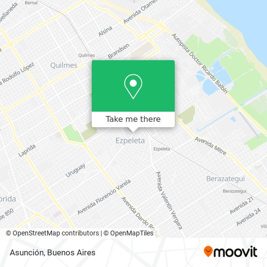 Mapa de Asunción