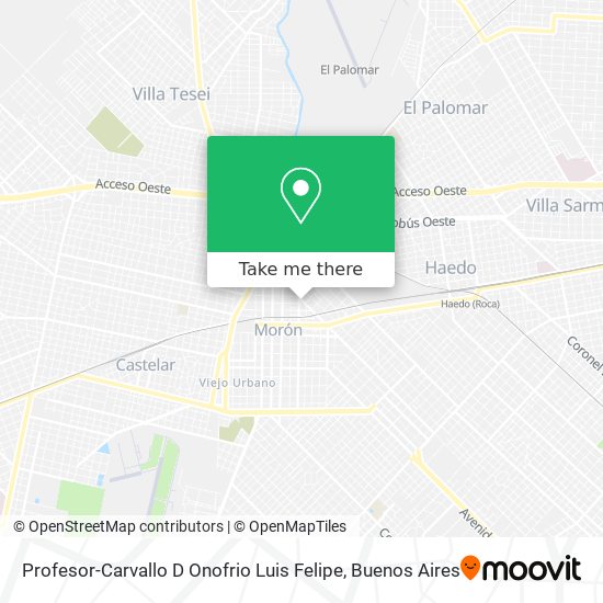 Mapa de Profesor-Carvallo D Onofrio Luis Felipe