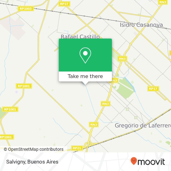 Mapa de Salvigny