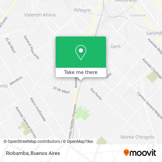 Mapa de Riobamba