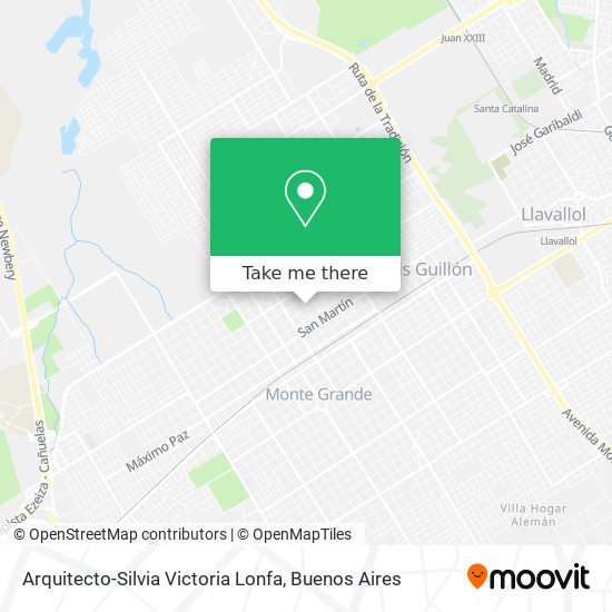 Mapa de Arquitecto-Silvia Victoria Lonfa