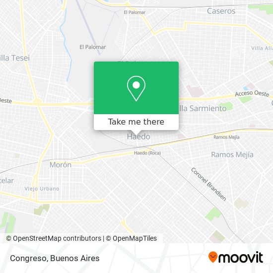 Congreso map