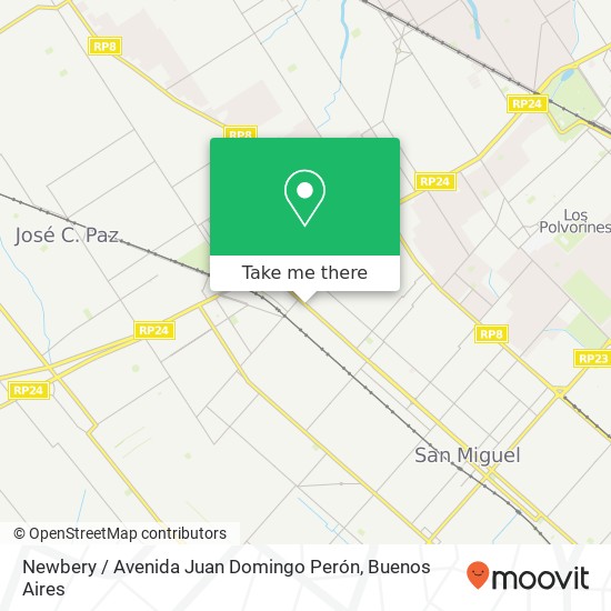 Newbery / Avenida Juan Domingo Perón map