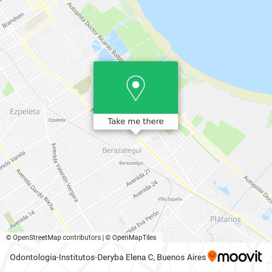 Odontologia-Institutos-Deryba Elena C map