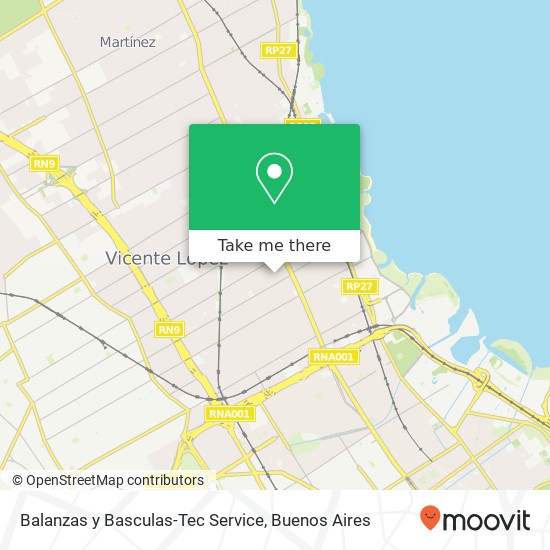 Balanzas y Basculas-Tec Service map