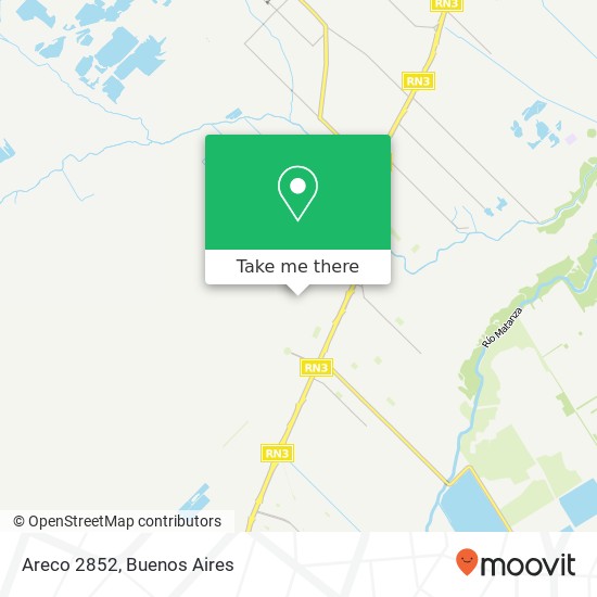 Areco 2852 map