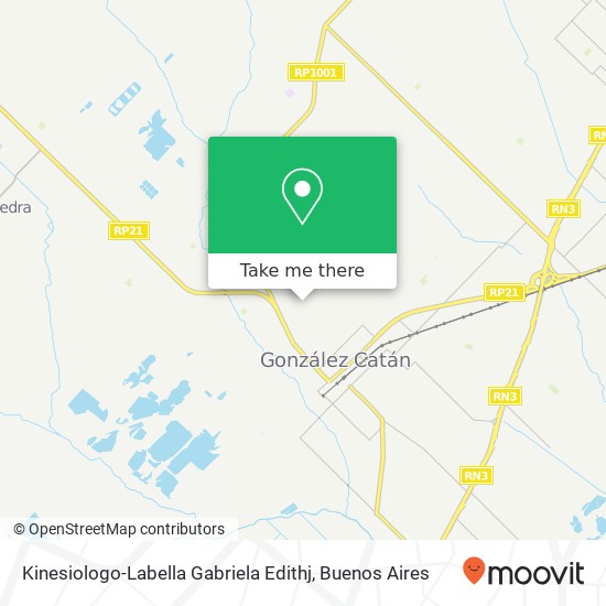 Kinesiologo-Labella Gabriela Edithj map