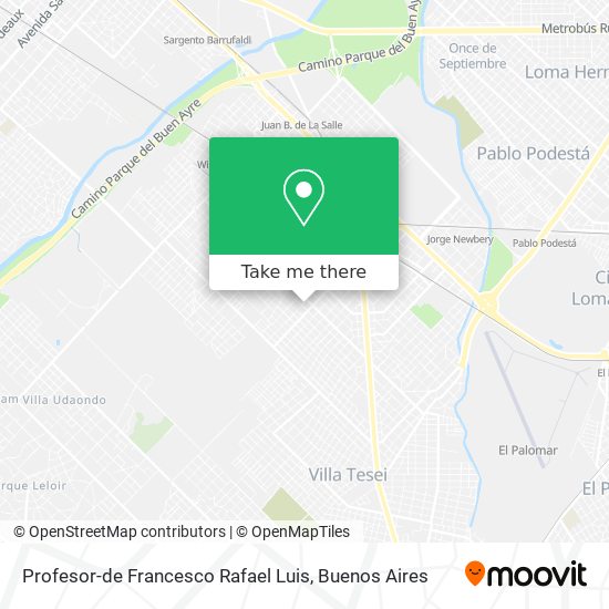 Profesor-de Francesco Rafael Luis map