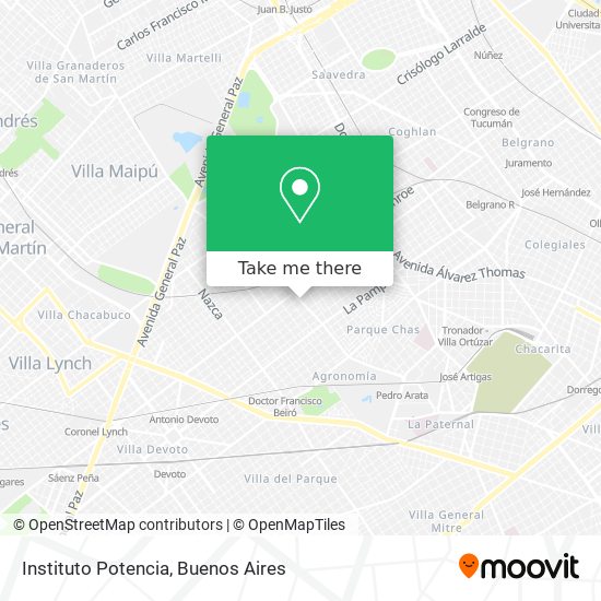 Instituto Potencia map