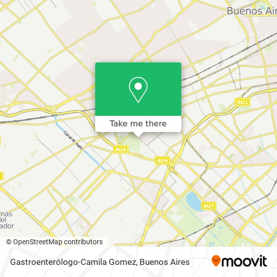 Gastroenterólogo-Camila Gomez map