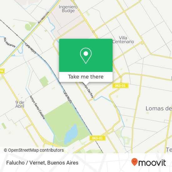 Falucho / Vernet map