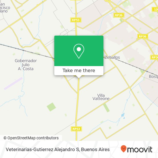 Veterinarias-Gutierrez Alejandro S map