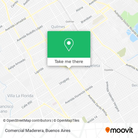 Comercial Maderera map