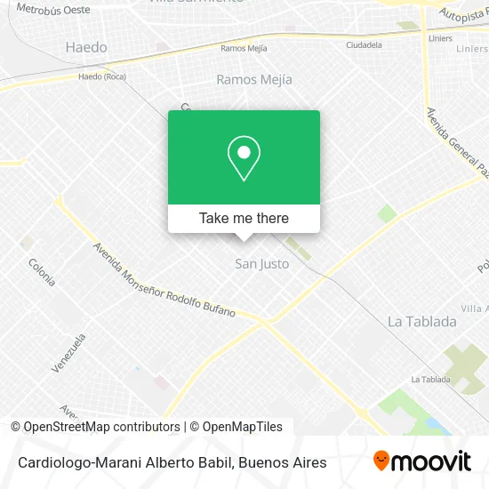 Mapa de Cardiologo-Marani Alberto Babil