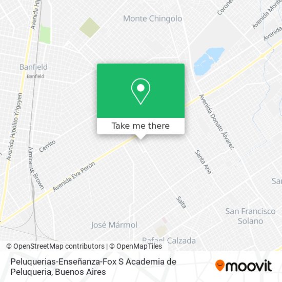 Peluquerias-Enseñanza-Fox S Academia de Peluqueria map