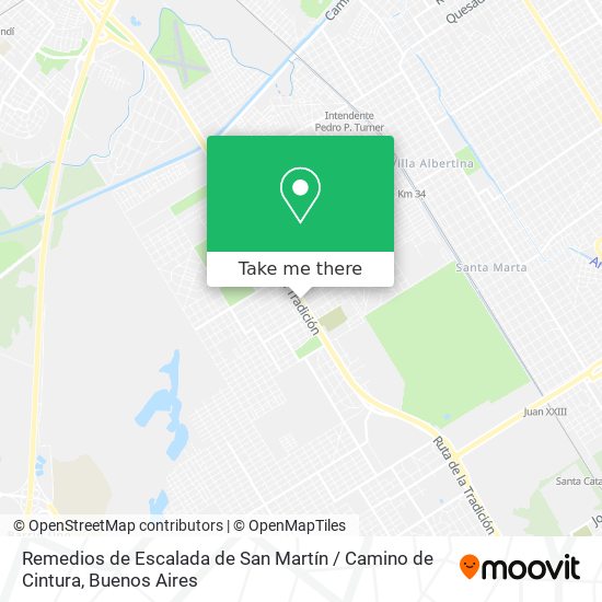 Remedios de Escalada de San Martín / Camino de Cintura map