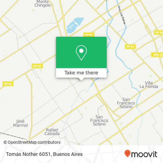 Tomás Nother 6051 map