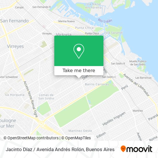 Jacinto Díaz / Avenida Andrés Rolón map