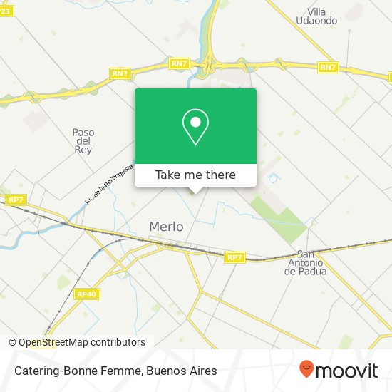 Catering-Bonne Femme map