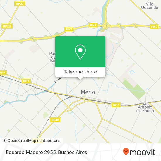 Eduardo Madero 2955 map