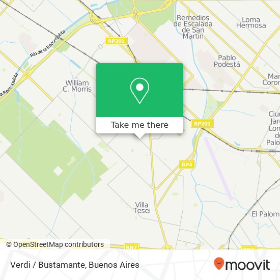 Verdi / Bustamante map