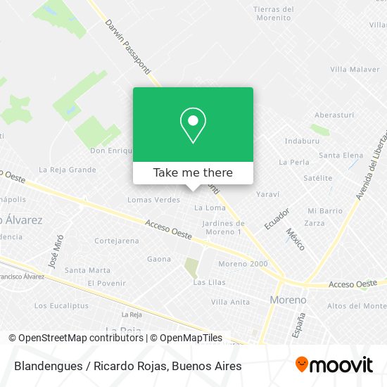 Mapa de Blandengues / Ricardo Rojas