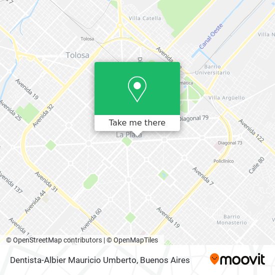 Dentista-Albier Mauricio Umberto map