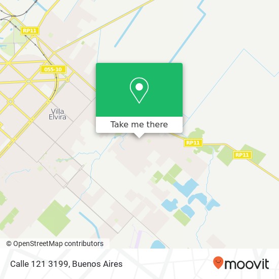 Calle 121 3199 map