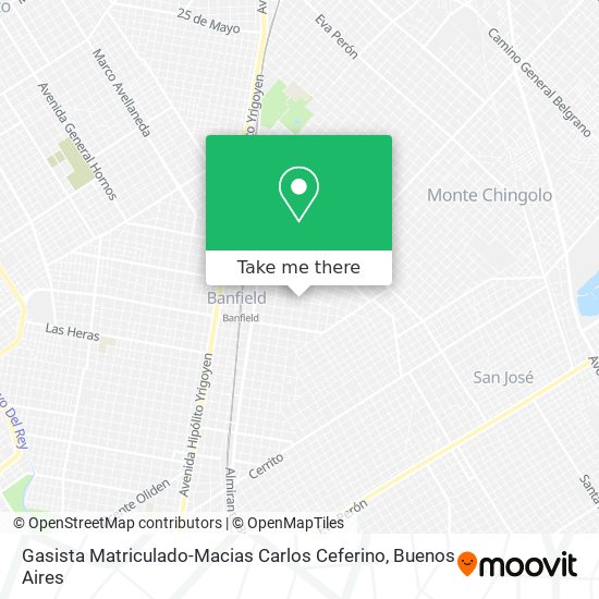 Gasista Matriculado-Macias Carlos Ceferino map