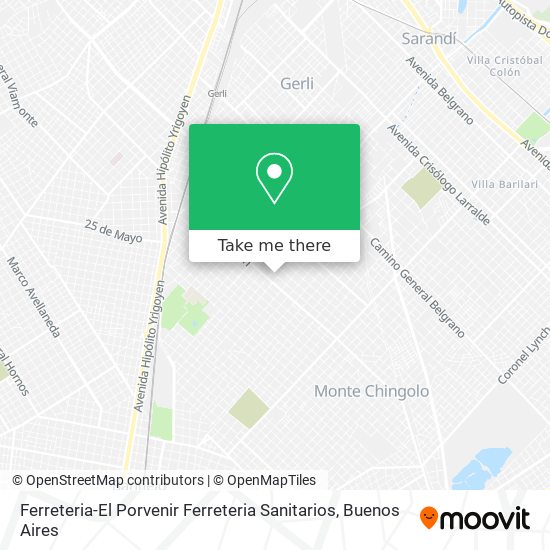 Mapa de Ferreteria-El Porvenir Ferreteria Sanitarios