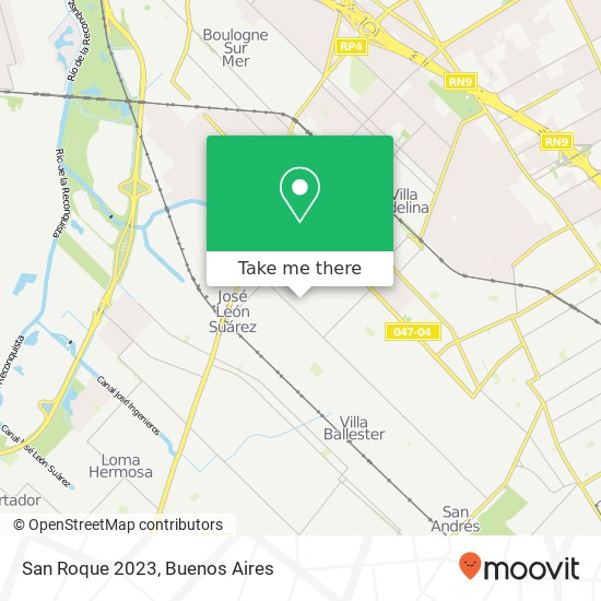 San Roque 2023 map