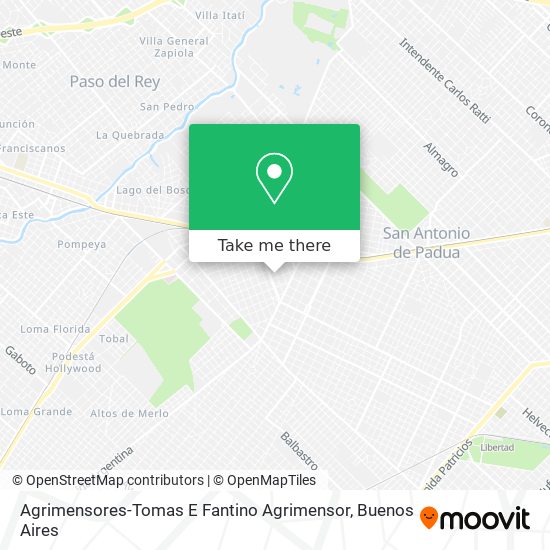 Agrimensores-Tomas E Fantino Agrimensor map